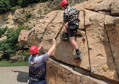 Keegan Rock Climbing