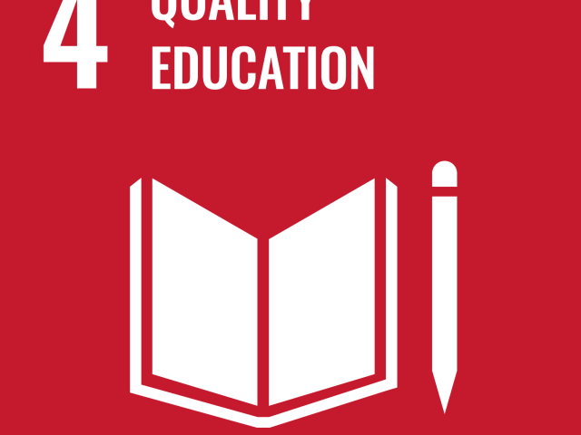 Quality Education SDG Graphic