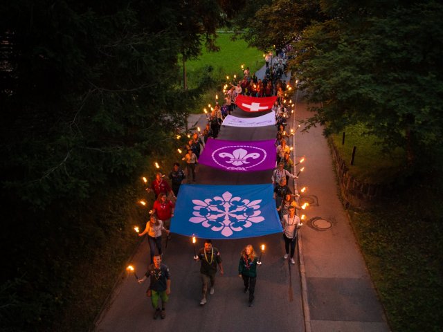 Kandersteg International Scout Centre Street Parade