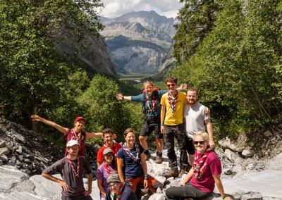 KISC100 Applications Scouts Hiking River