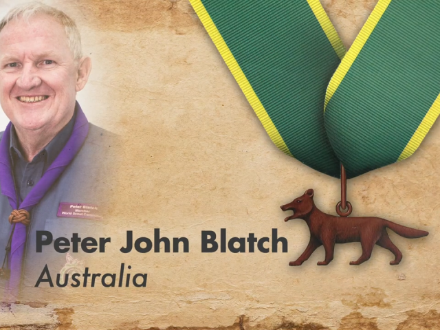 Peter Blatch OAM Bronze Wolf Award