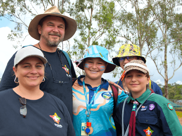 Scouts at Clean Up Australia Day