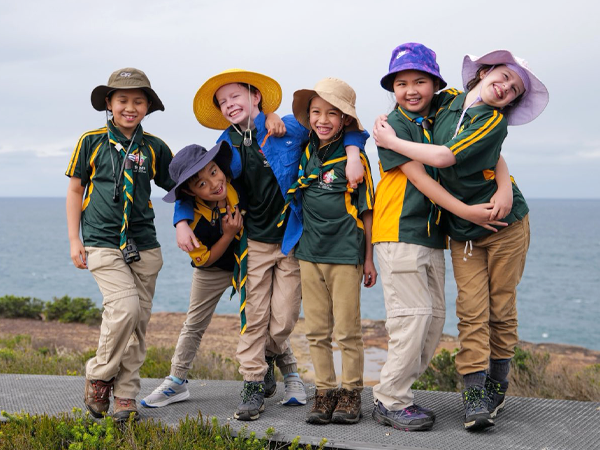 Two Scouts Doing Art at World Jamboree Cultural Diversity